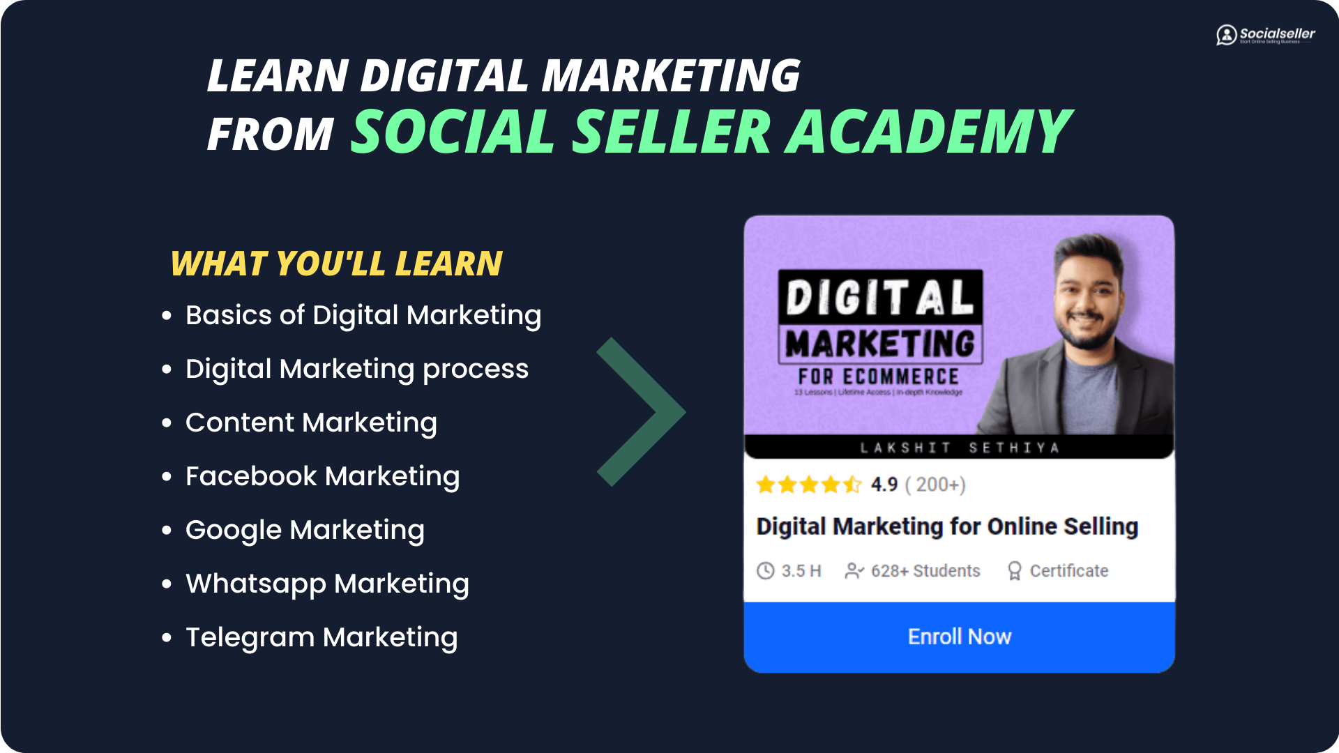 Learn Digital Marketing Course From Social Seller Academy